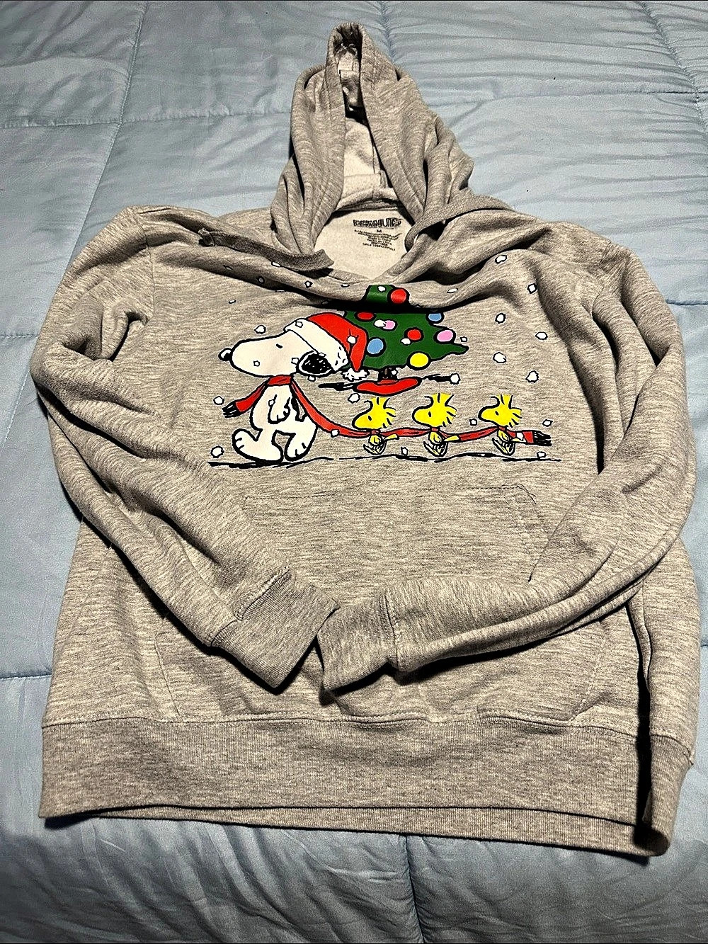 Peanuts Snoopy and Woodstock Christmas Tree Hoodie Snoopy & Woodstock Christmas
